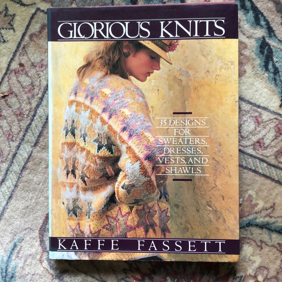 Glorious Knits Kaffe Fassett 1985 Knitting Book - Picture 1 of 16